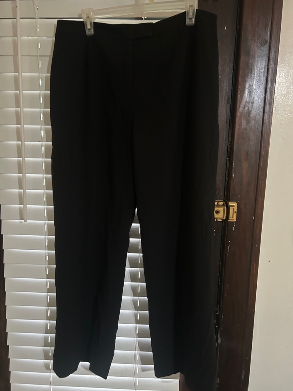 Evan Picone Black Boot Cut Dress Pants